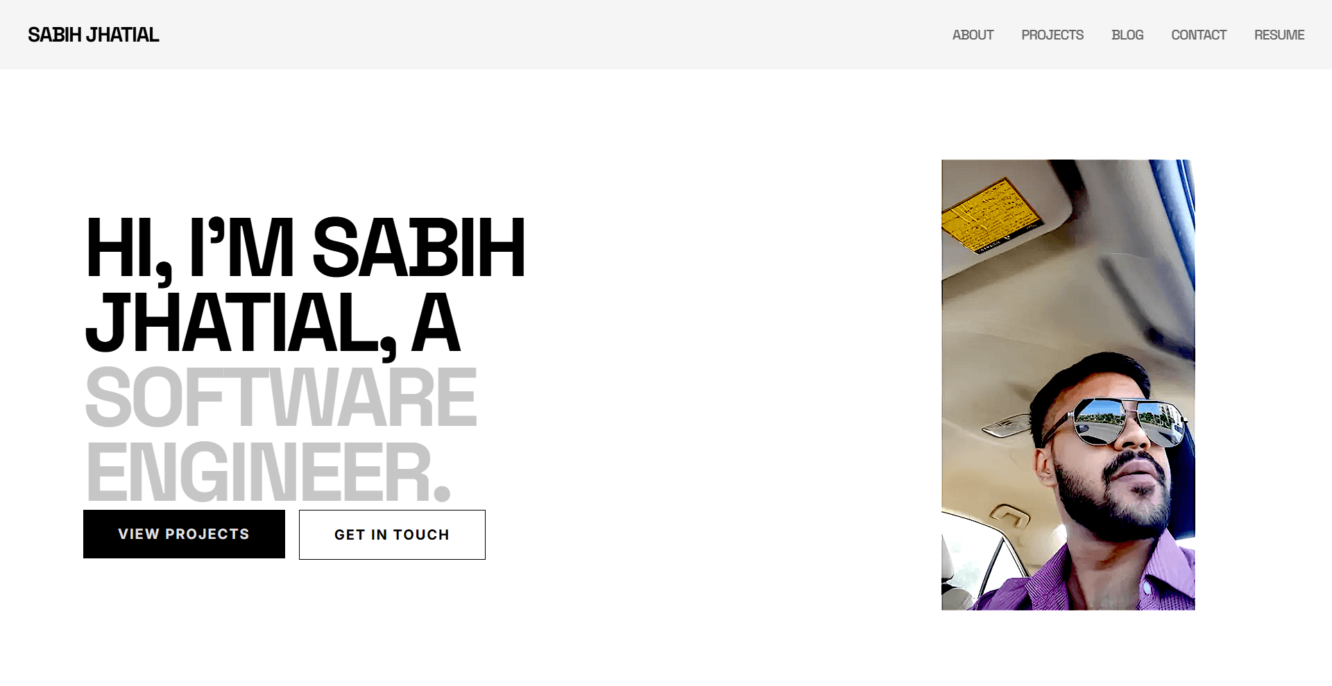 Personal Portfolio Website