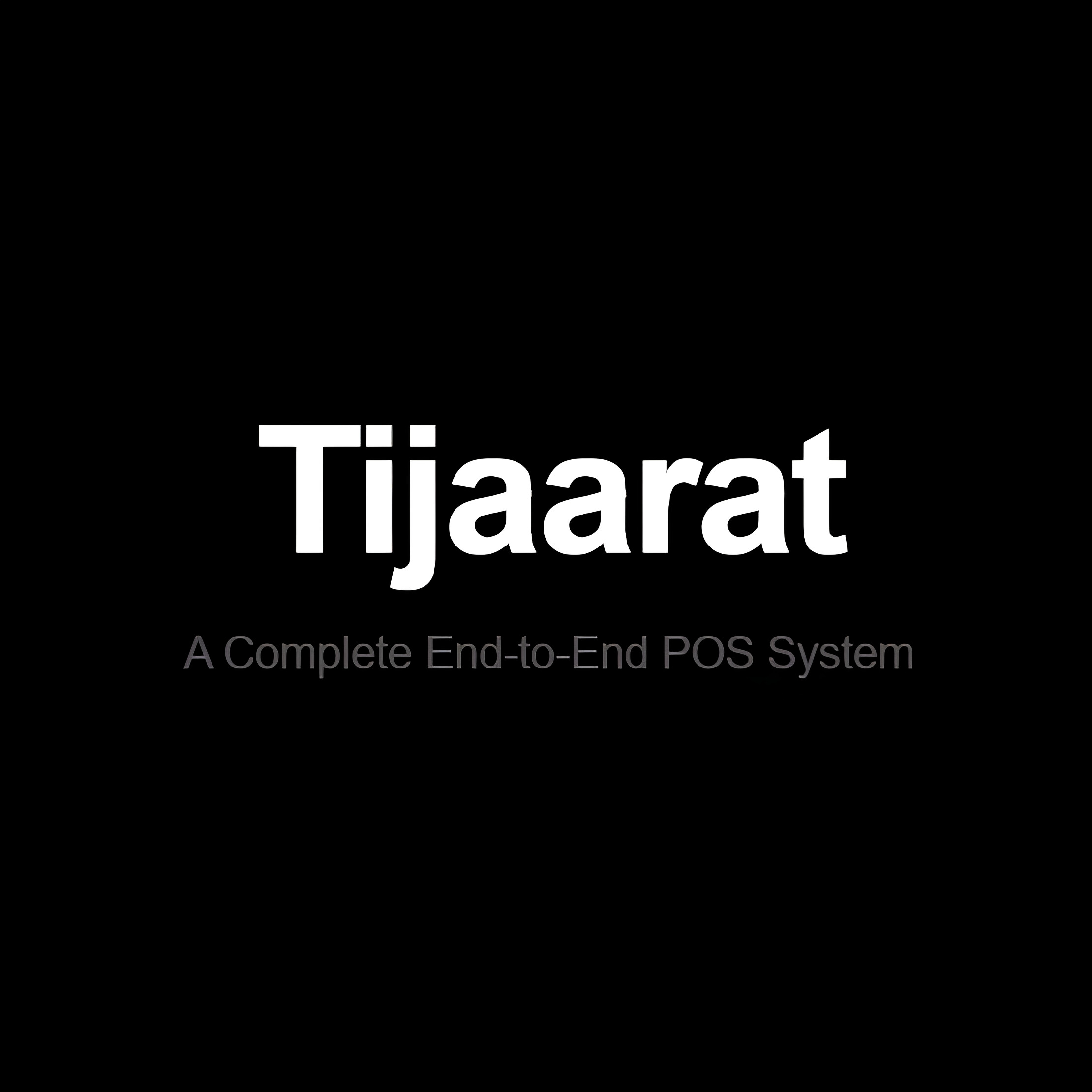 Tijaarat POS System - Business sales and inventory management solution